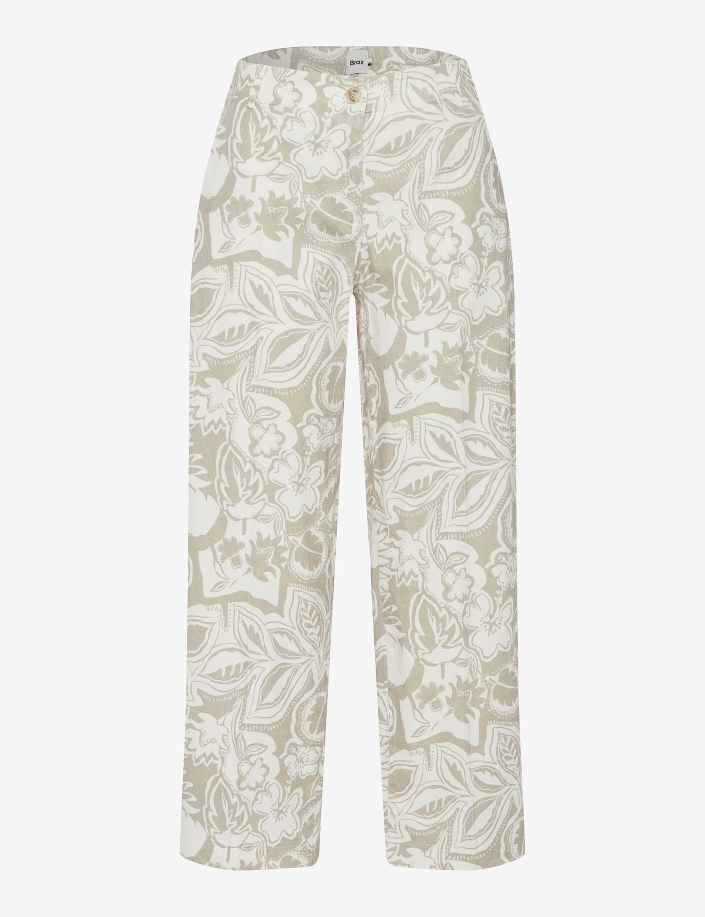 Flower Print: Culotte in Wide Leg