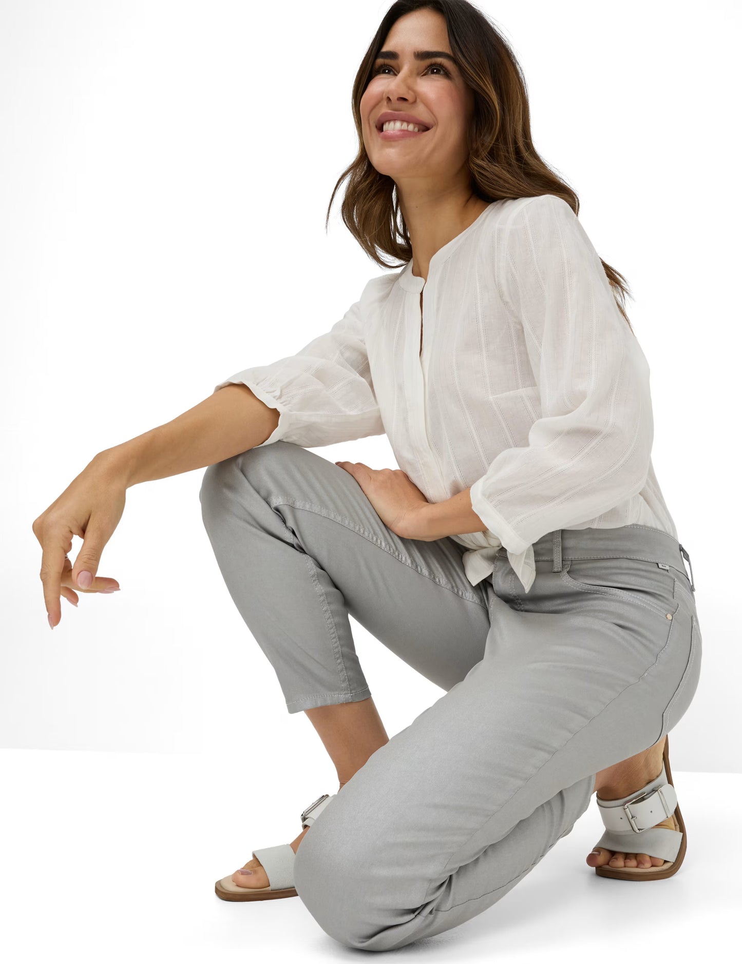 Shiny Coating: Skinny Jean in Slim Fit