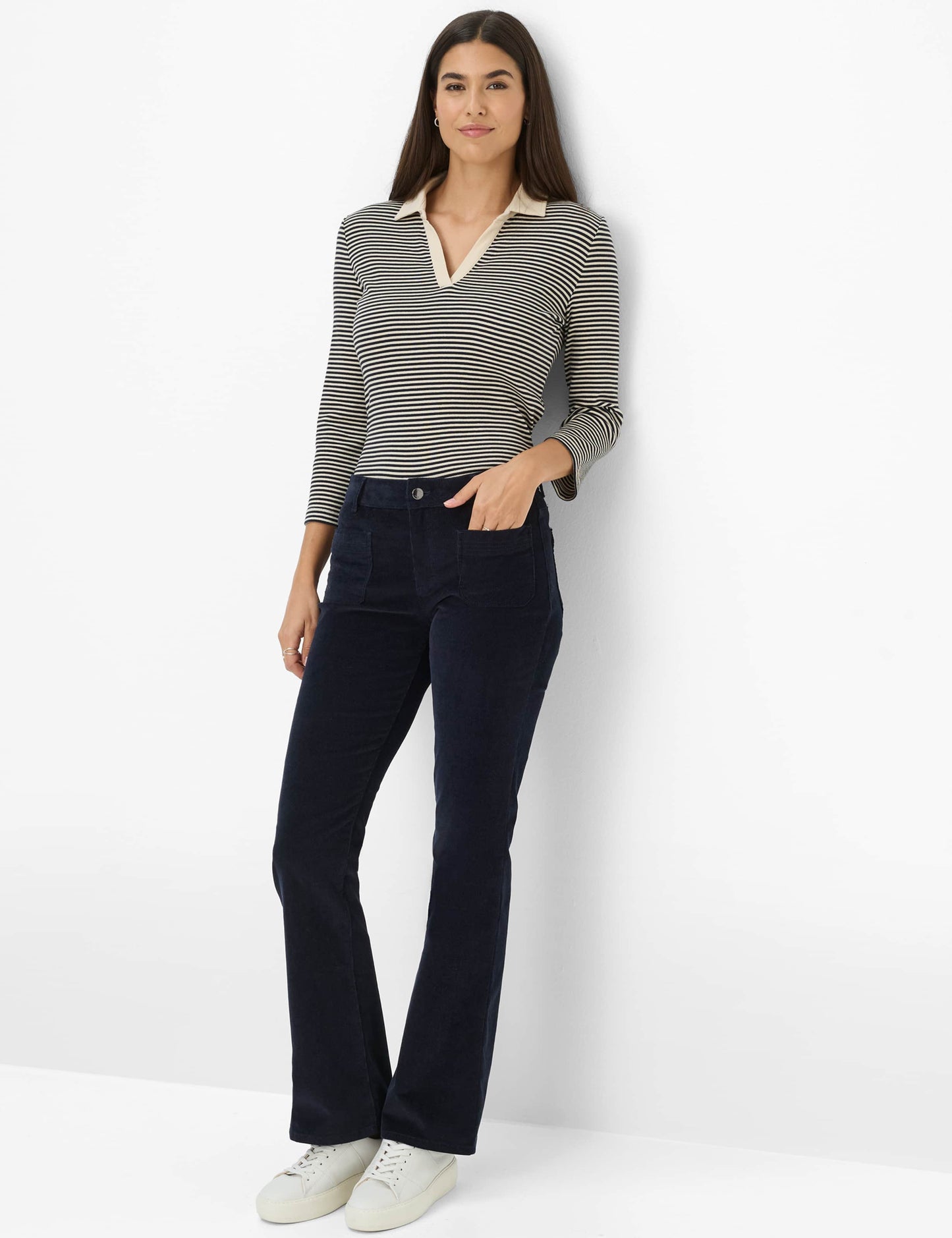 Cozy Corduroy: Pants in Slim Bootcut