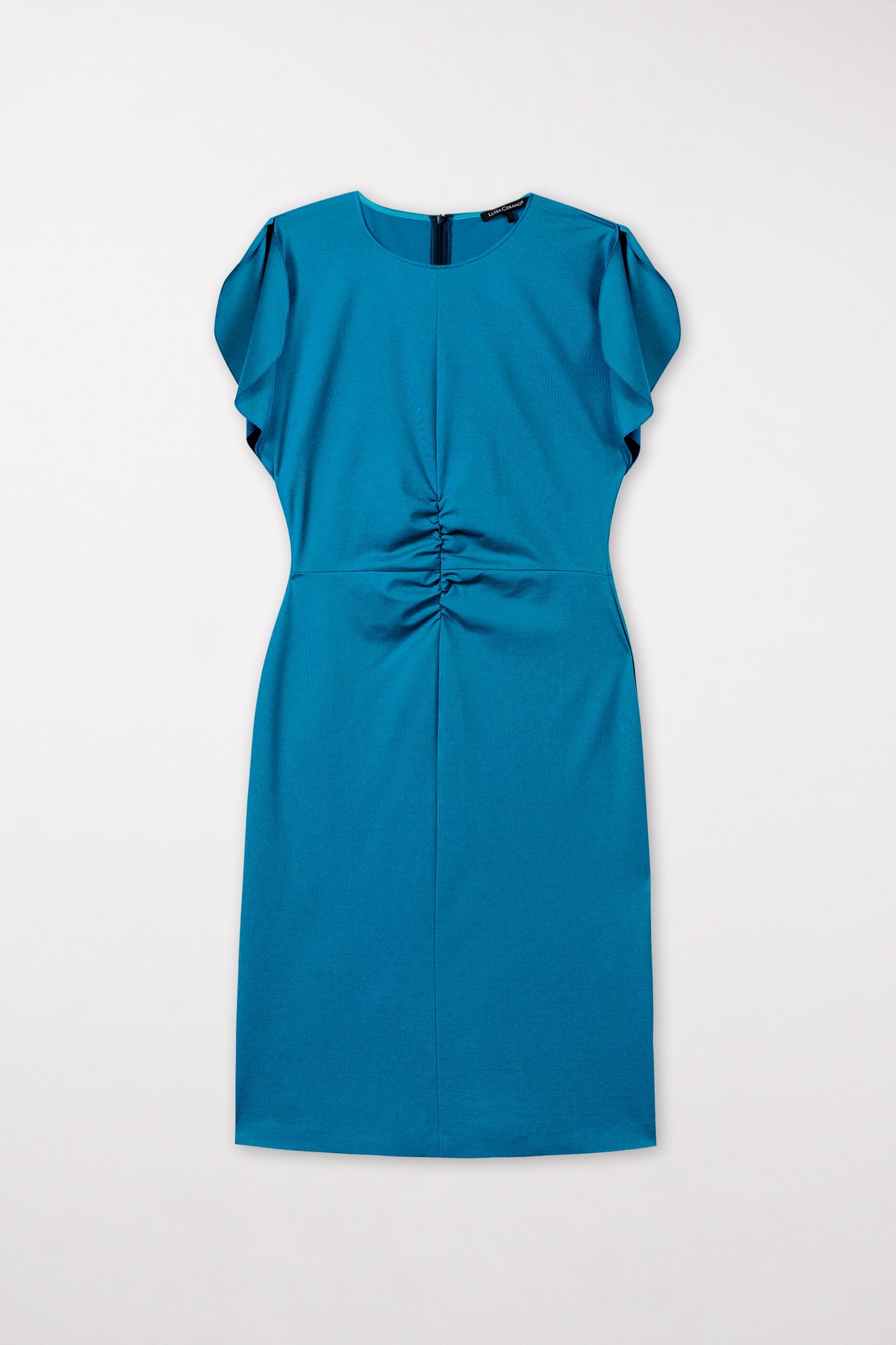 Feminine Dress with Charming Ruffles