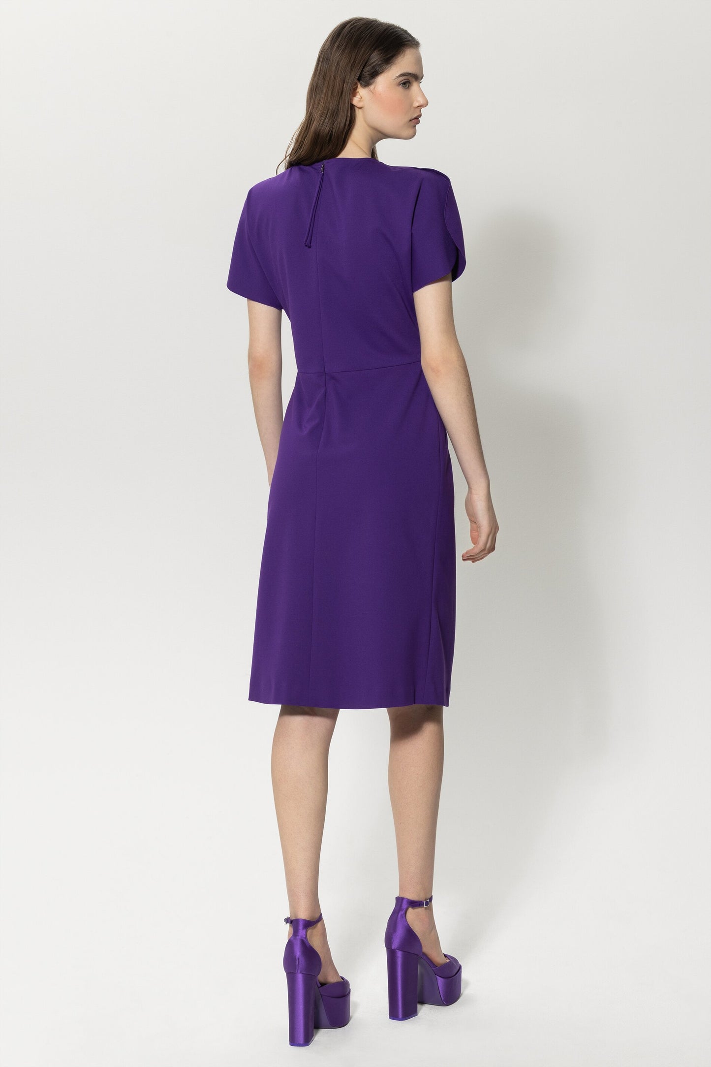 Feminine Dress with Charming Ruffles