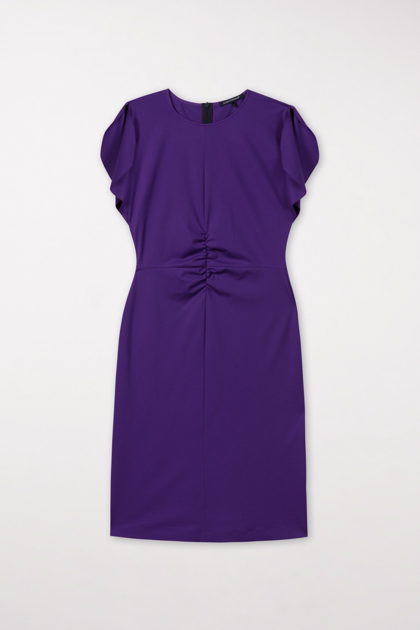 Feminine Dress with Charming Ruffles