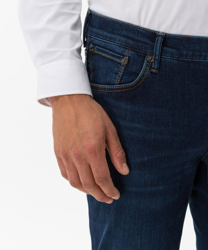 Highly Elastic Five-Pocket Jeans