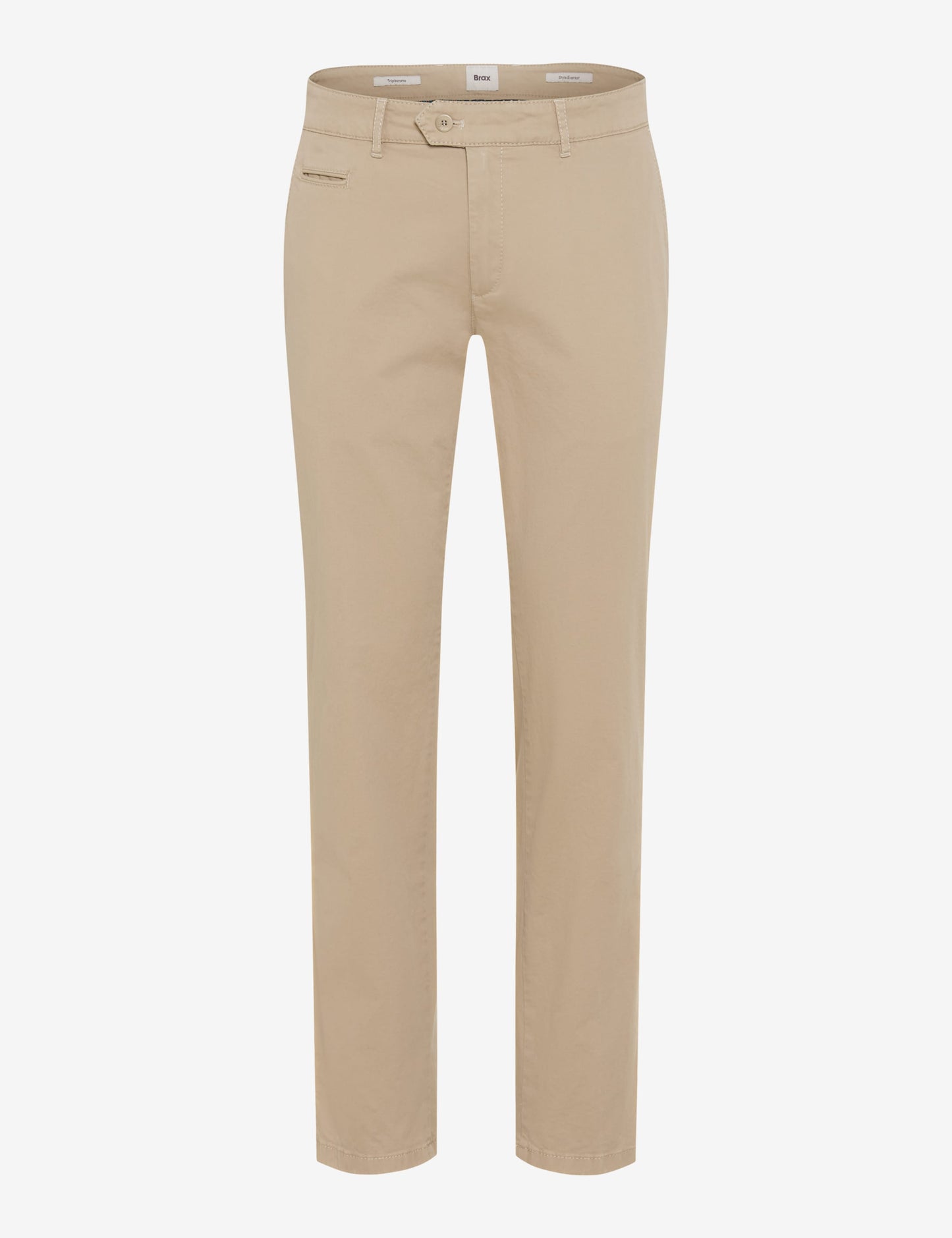 Triple Stone: Flat Front Pants in Regular Fit