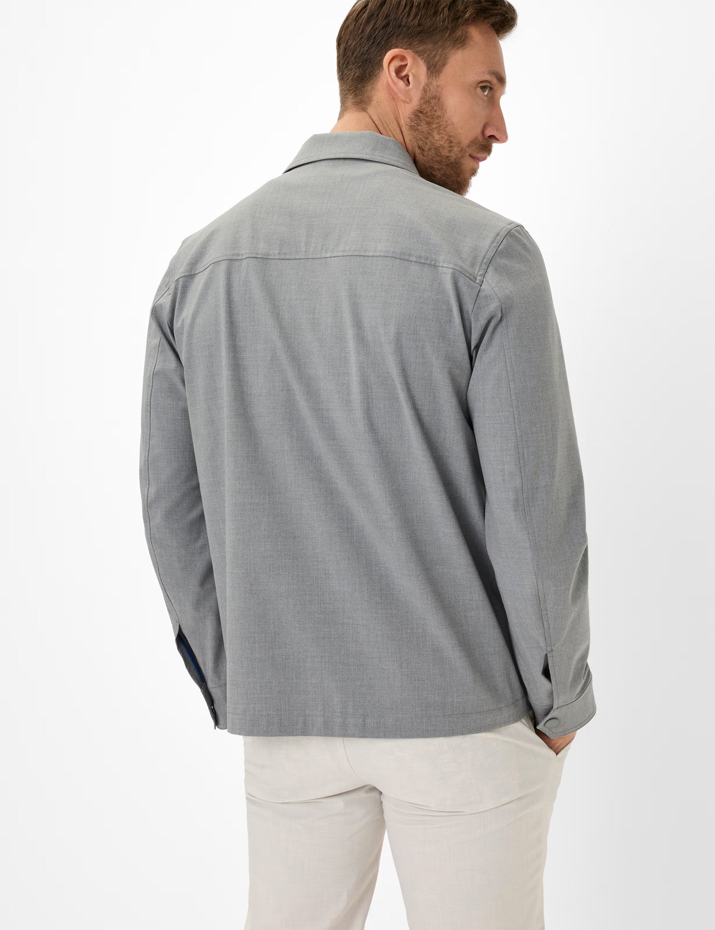 Overshirt in Viscose Mix