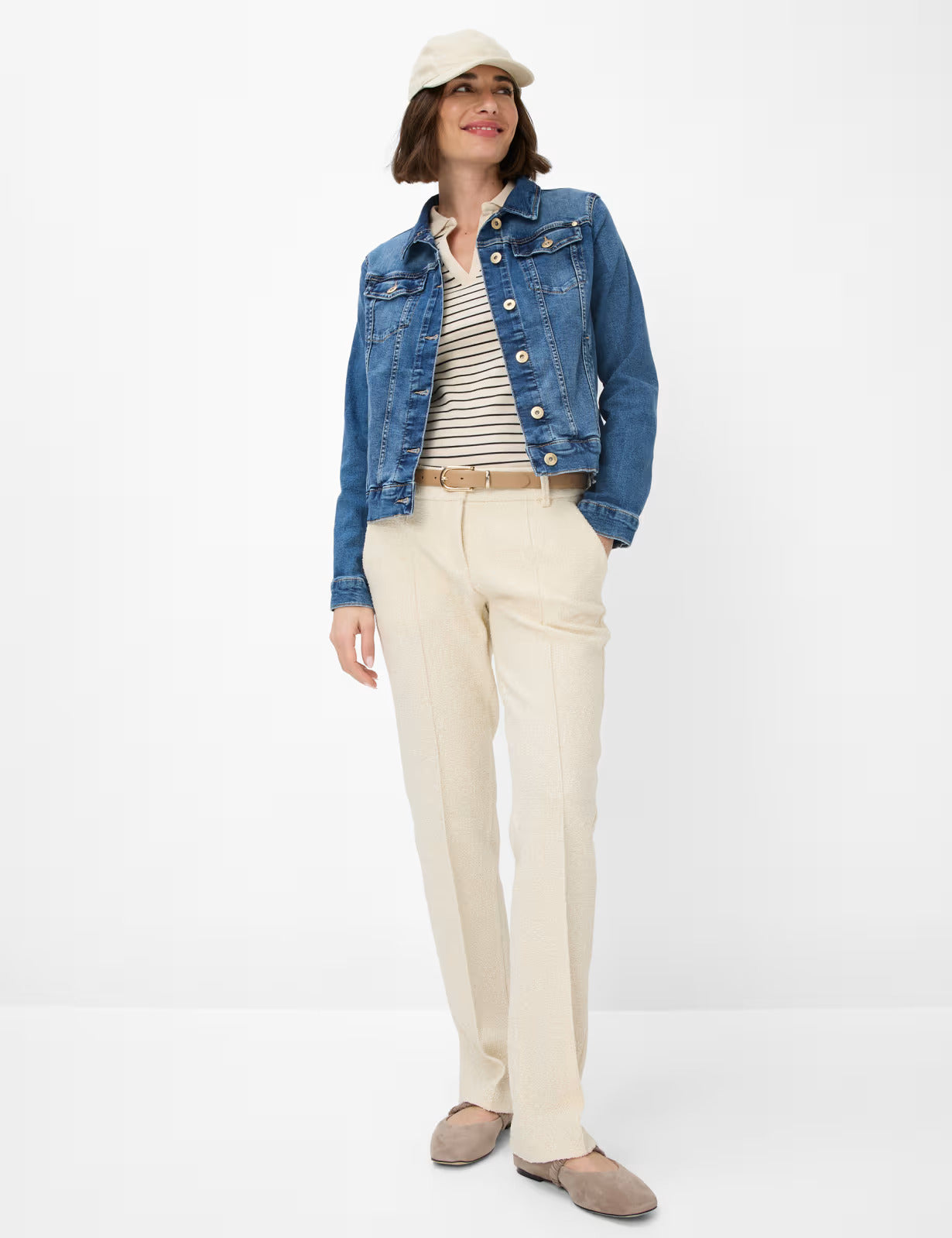 Denim: Jean Jacket in Cotton Mix