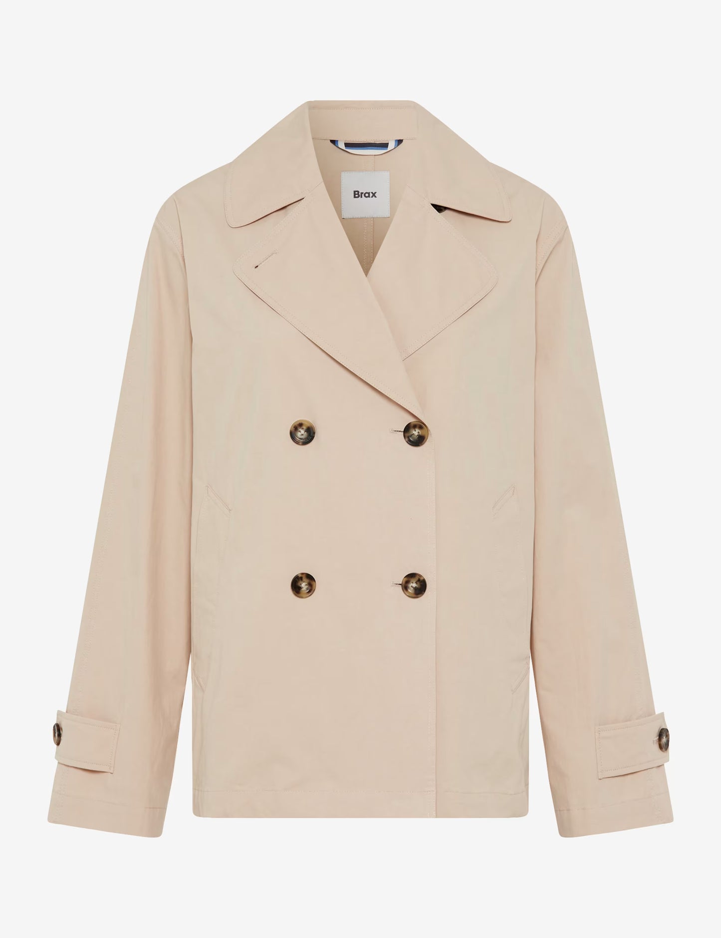 Gabardine: Caban Jacket Made of Pure Cotton