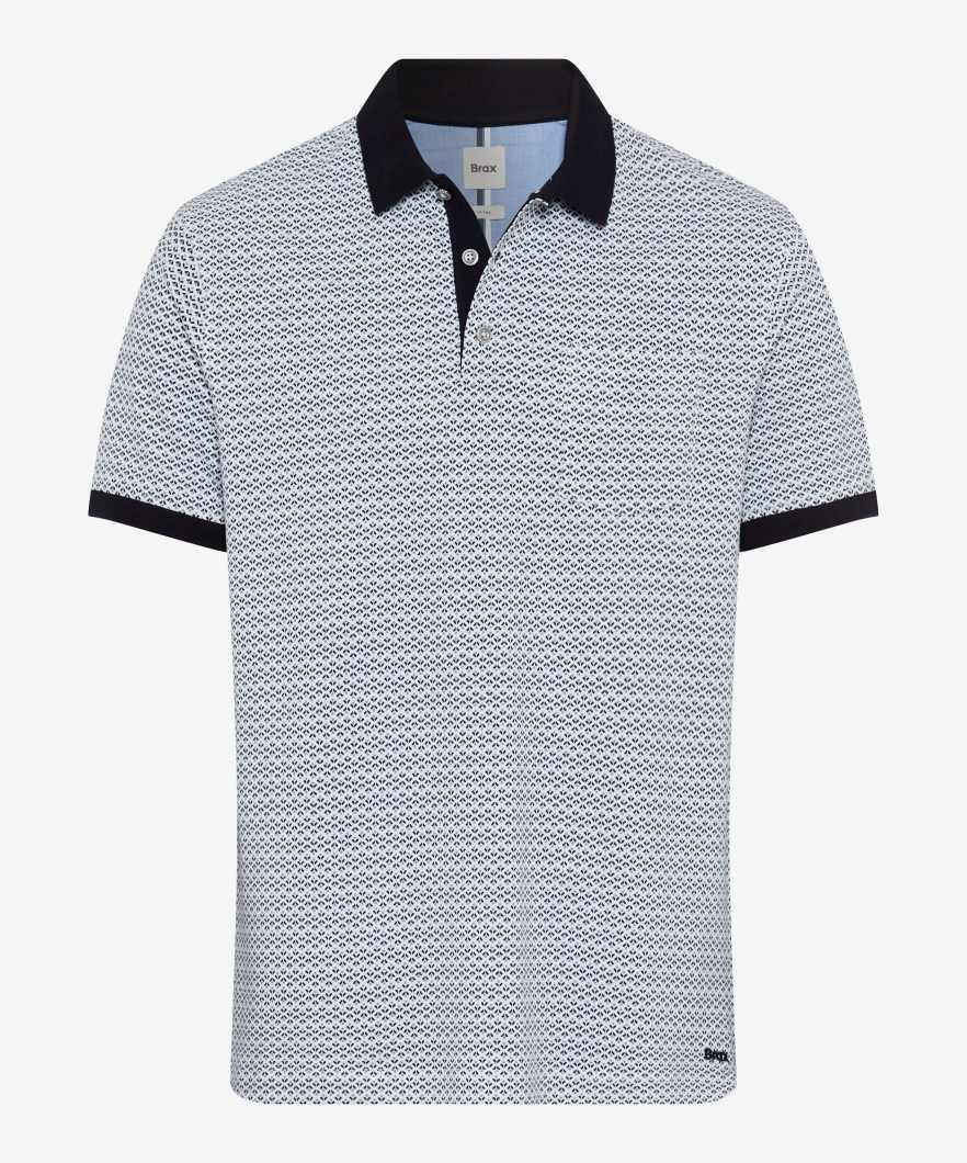 Pique Knit: Polo Shirt in Cotton Mix