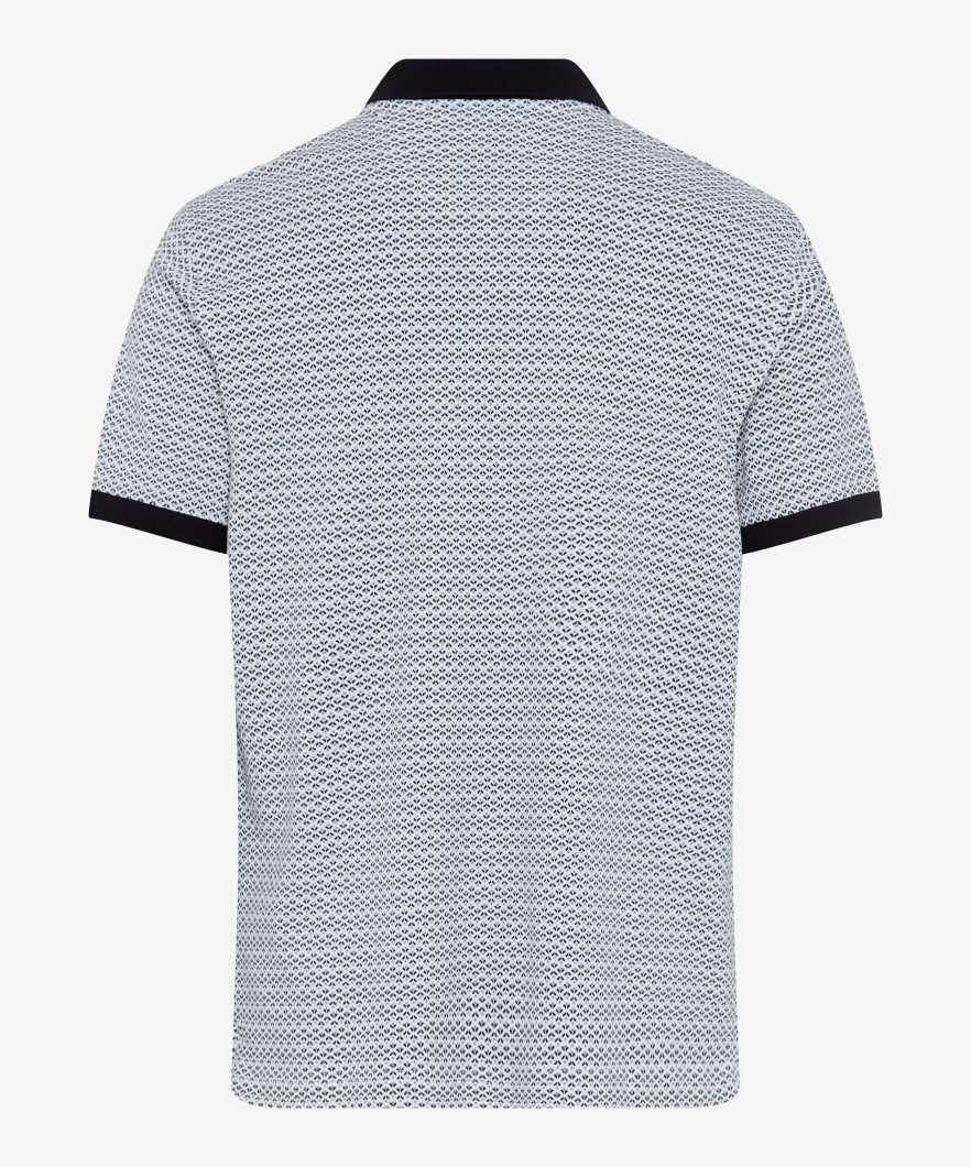 Pique Knit: Polo Shirt in Cotton Mix