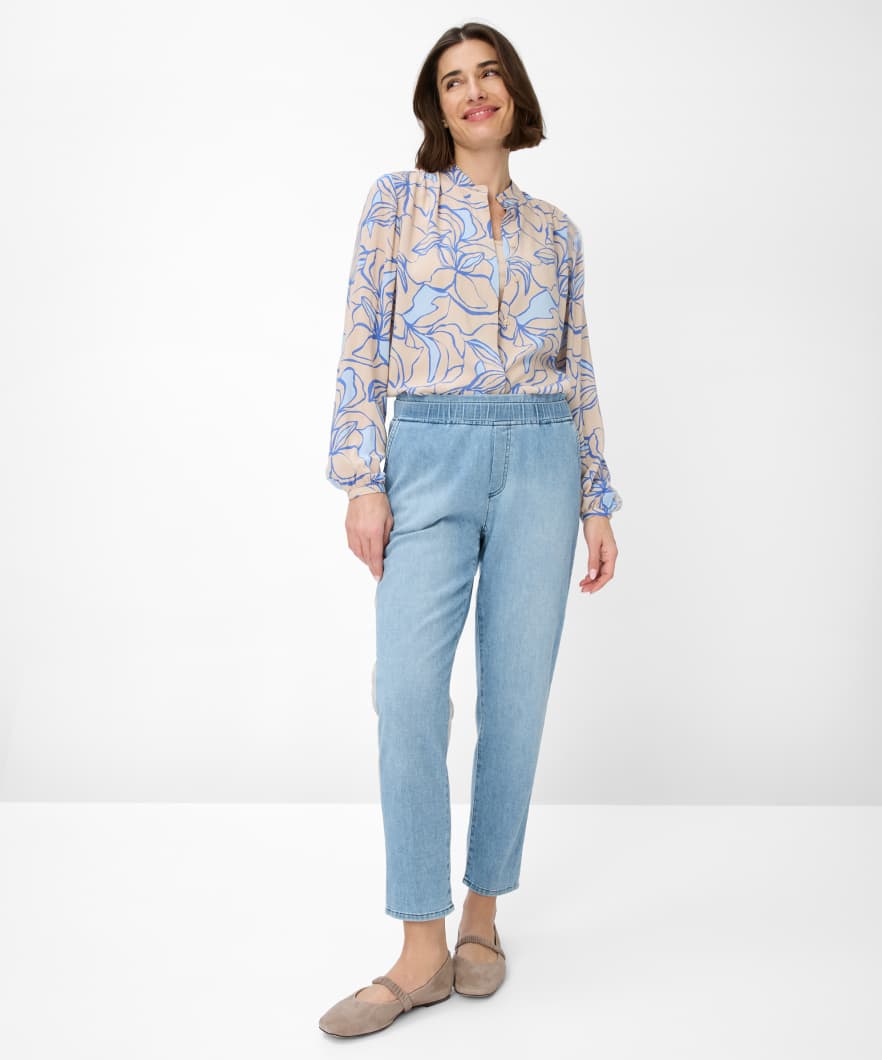 Poplin: Blouse Out of Pure Viscose