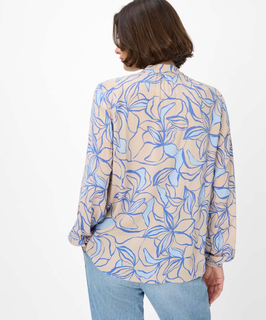 Poplin: Blouse Out of Pure Viscose