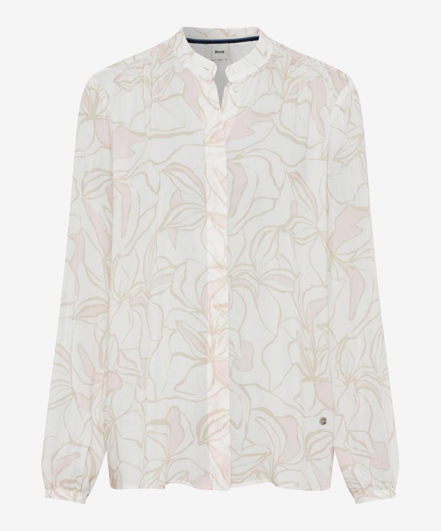 Poplin: Blouse Out of Pure Viscose