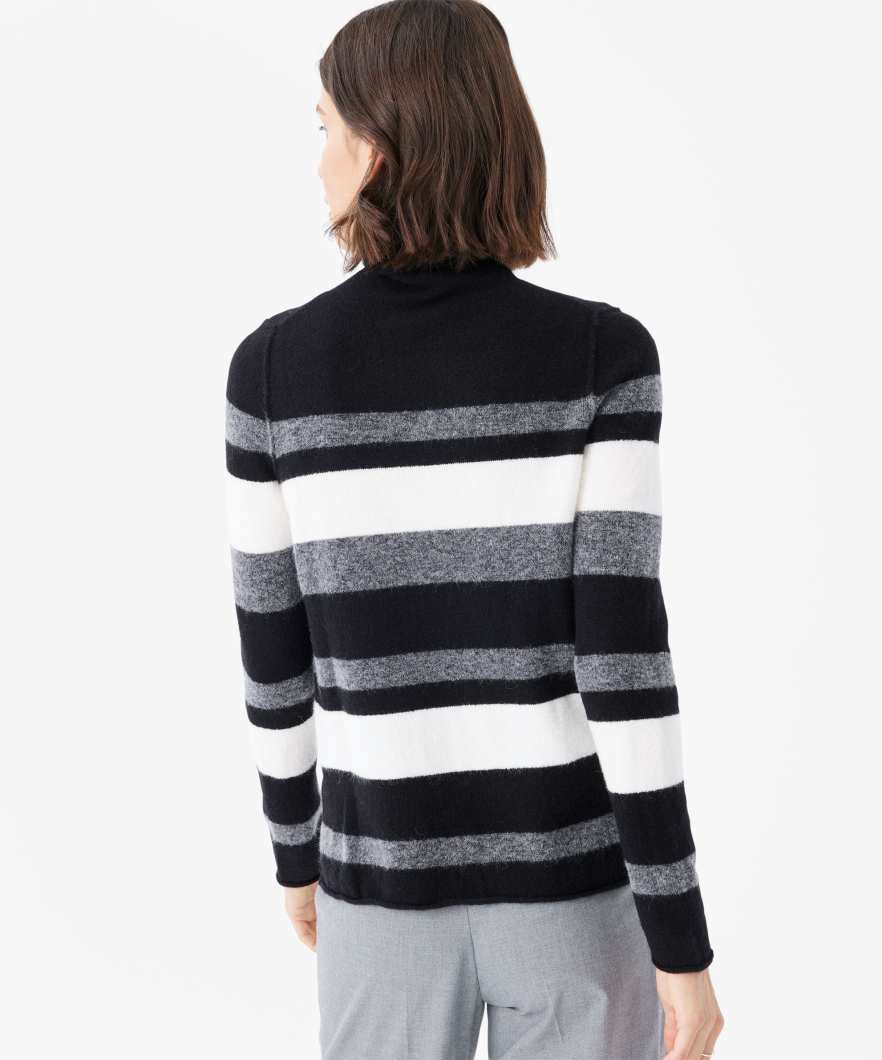 Knitted Sweater in Wool-polyamide Mix