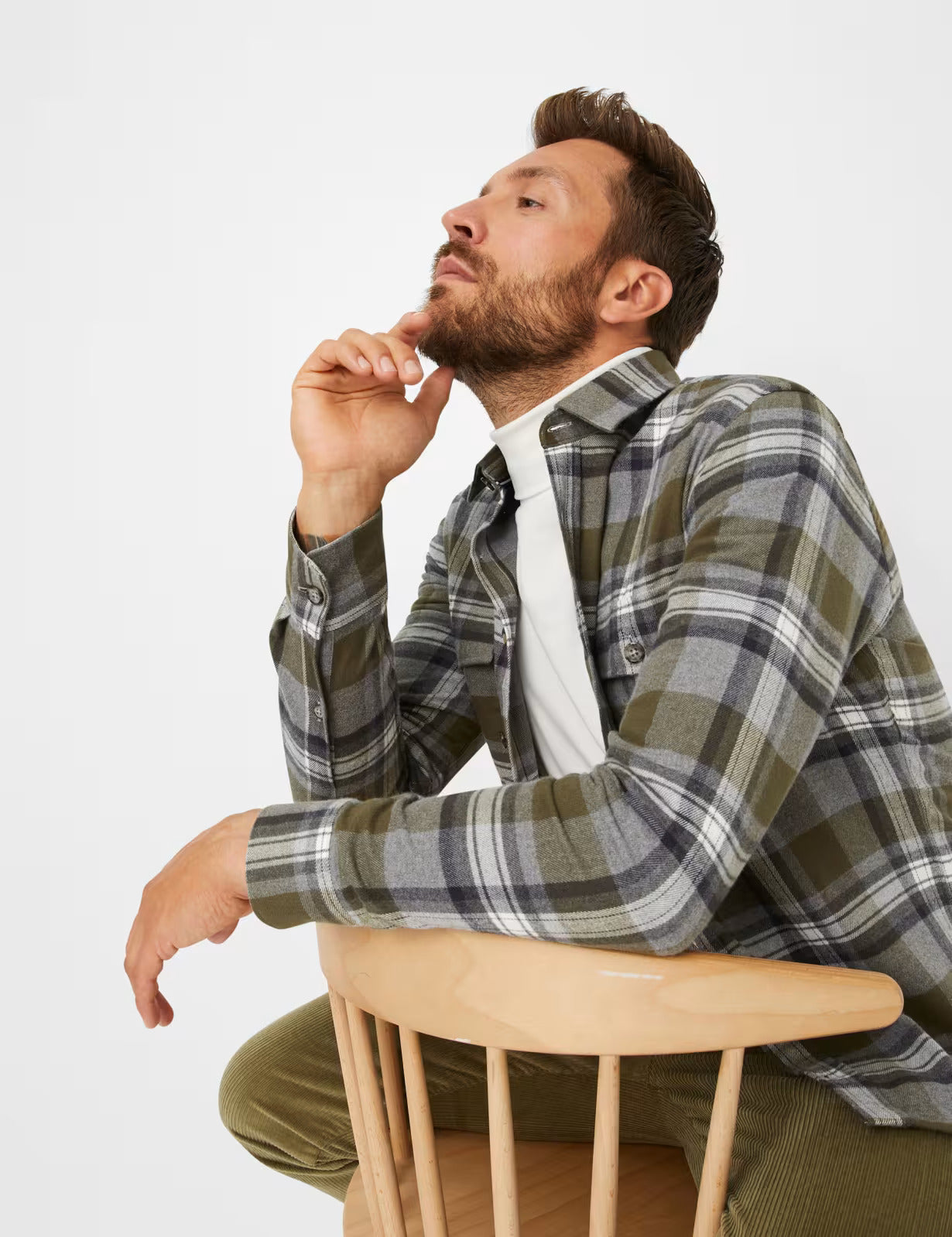 Flannel: Overshirt out of Pure cotton