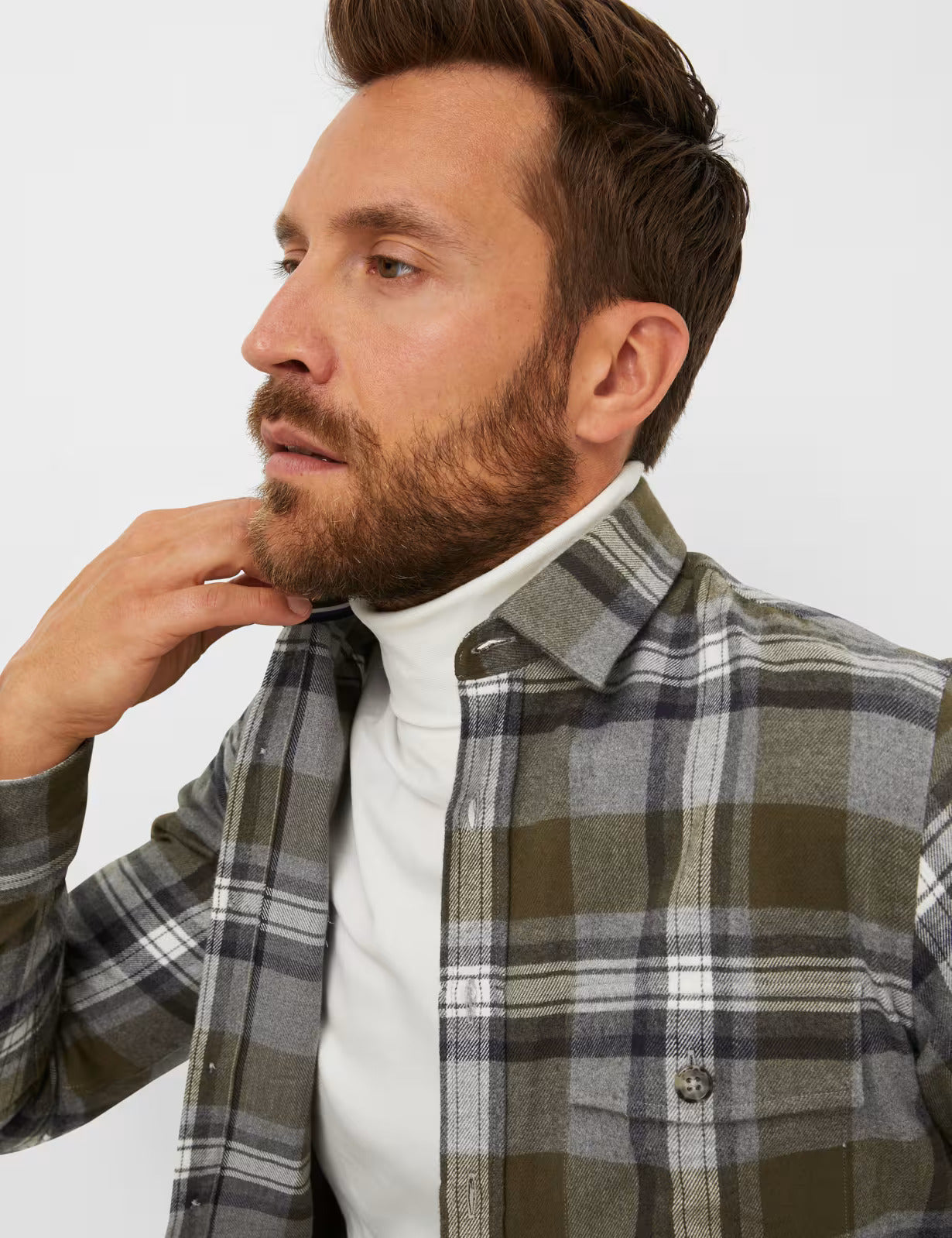 Flannel: Overshirt out of Pure cotton