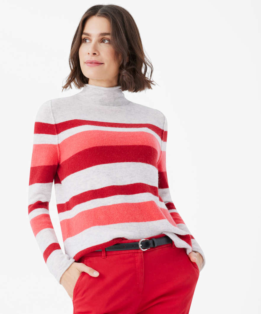 Knitted Sweater in Wool-polyamide Mix