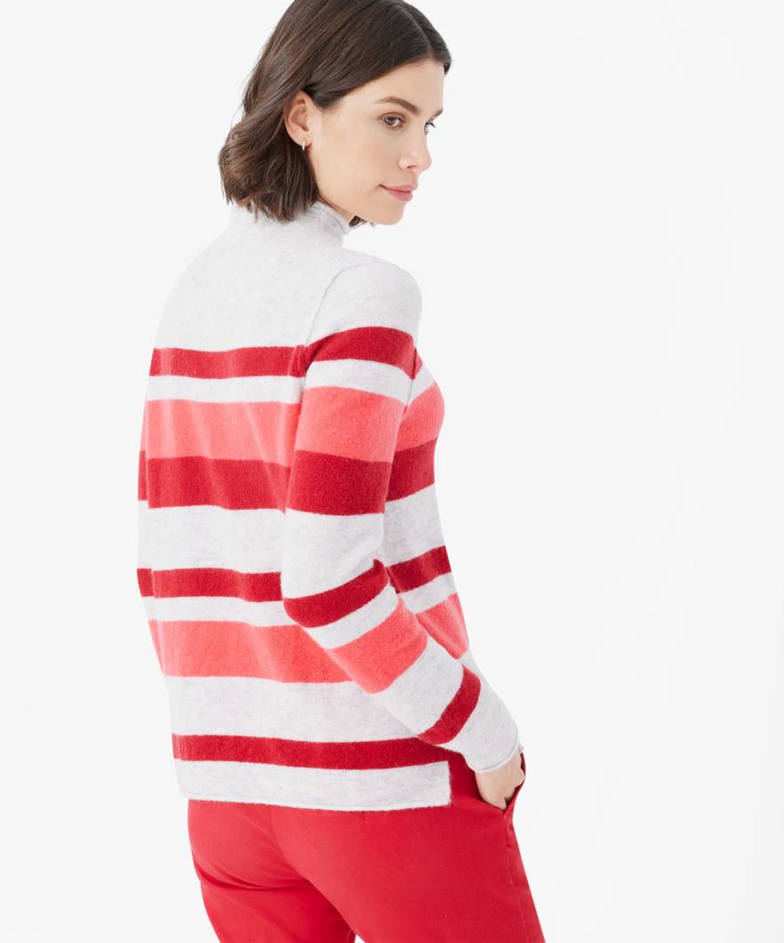 Knitted Sweater in Wool-polyamide Mix