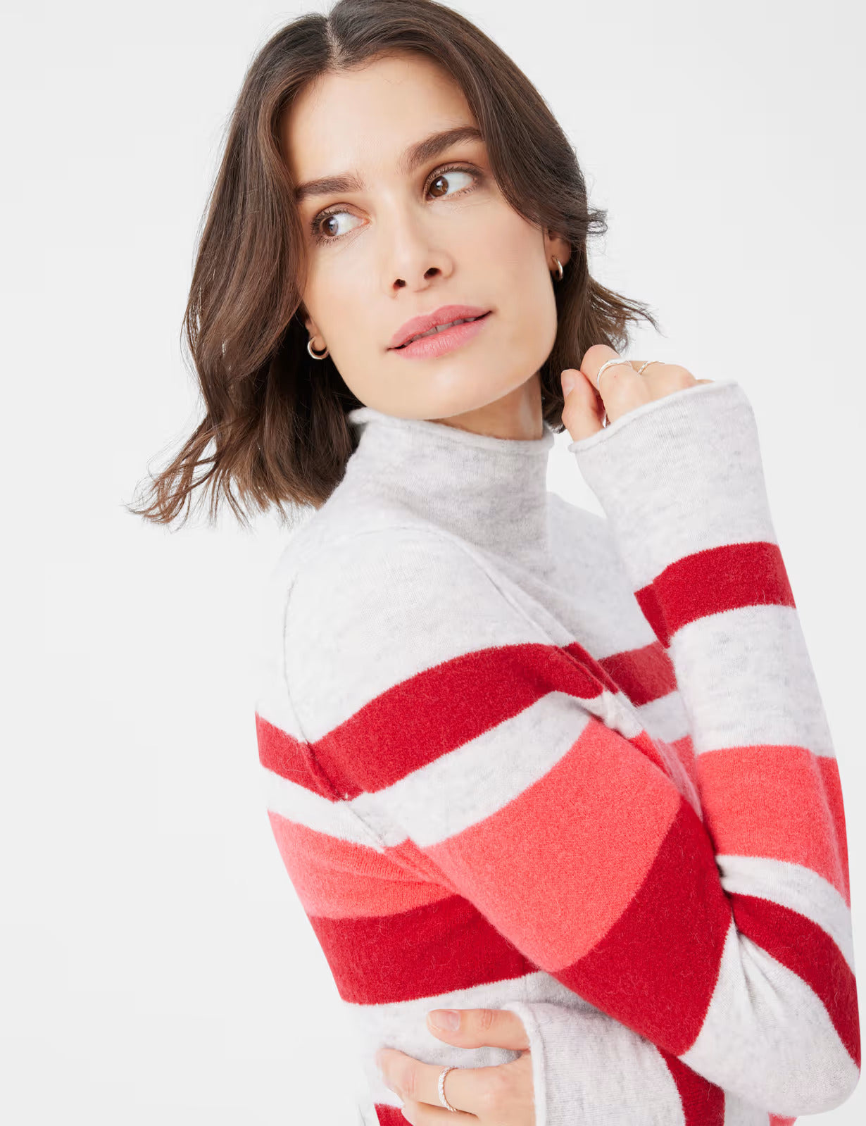 Knitted Sweater in Wool-polyamide Mix