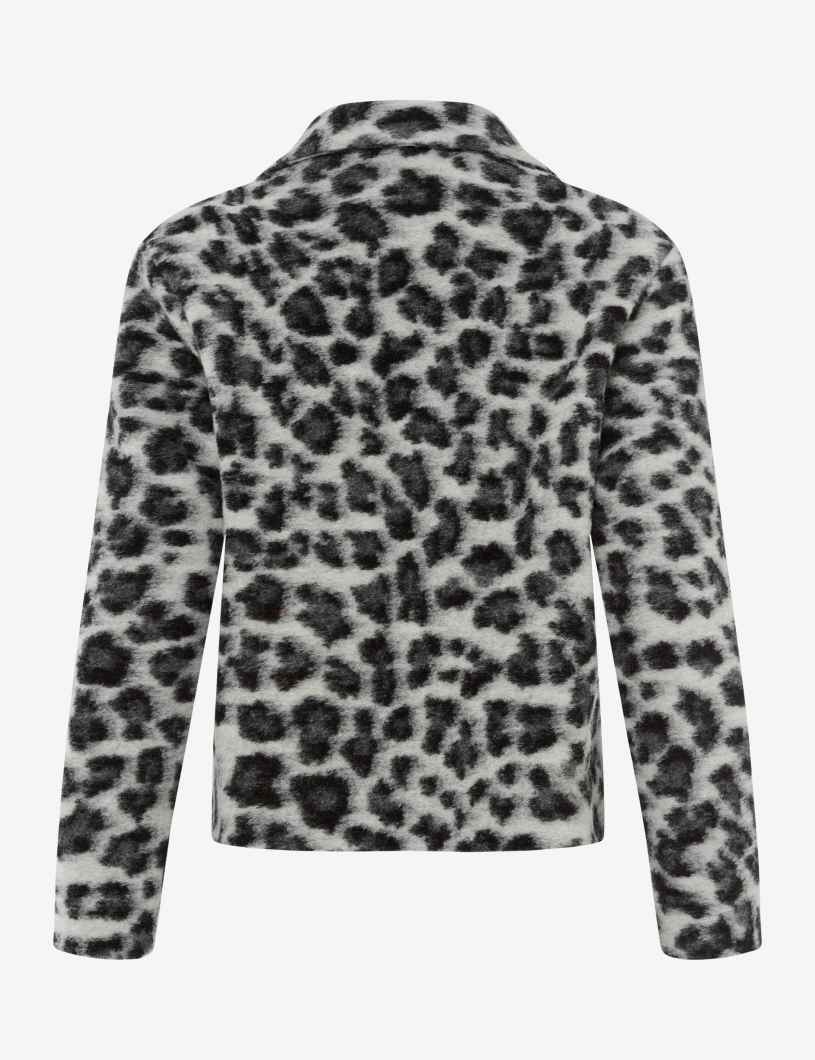 Jacquard: Jacket in Virgin Wool Blend