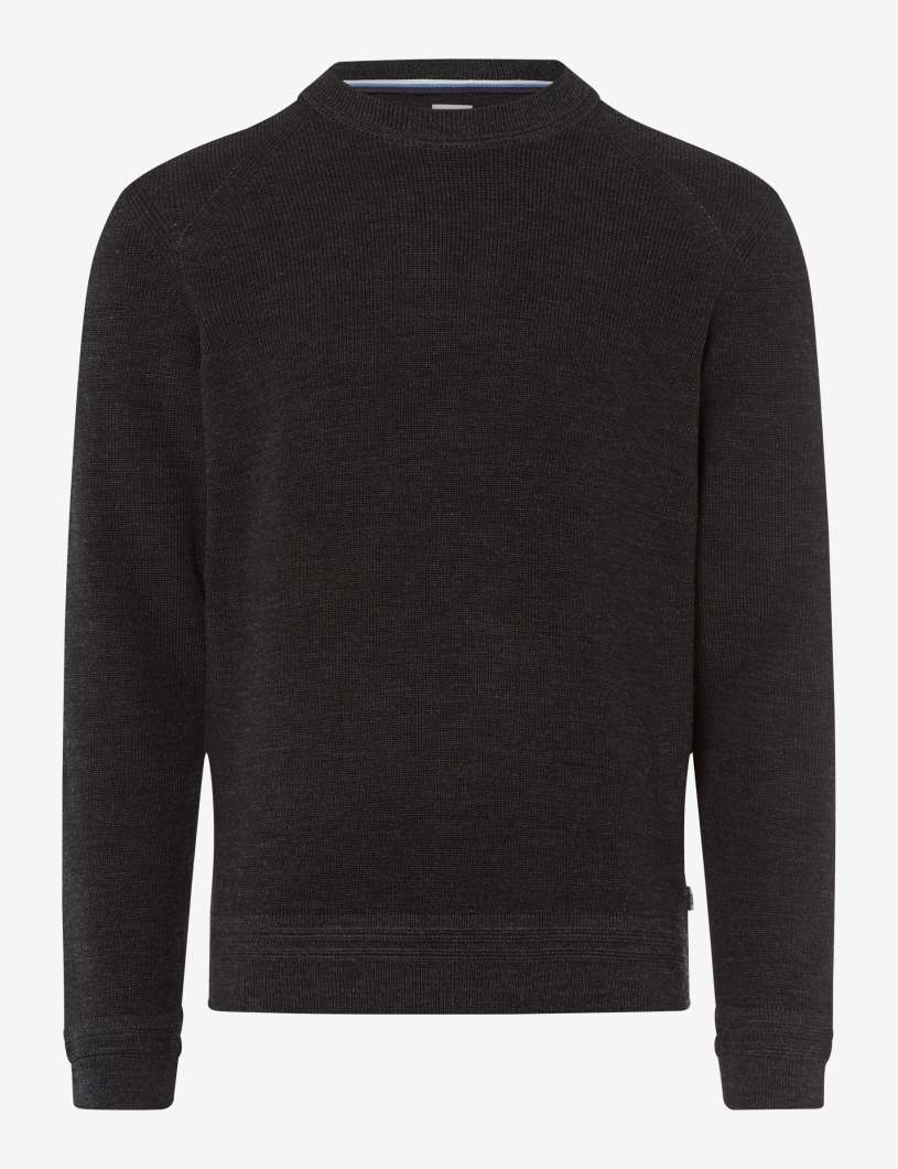 Feel Good Sportive: Knitted Sweater in a Cotton Mix