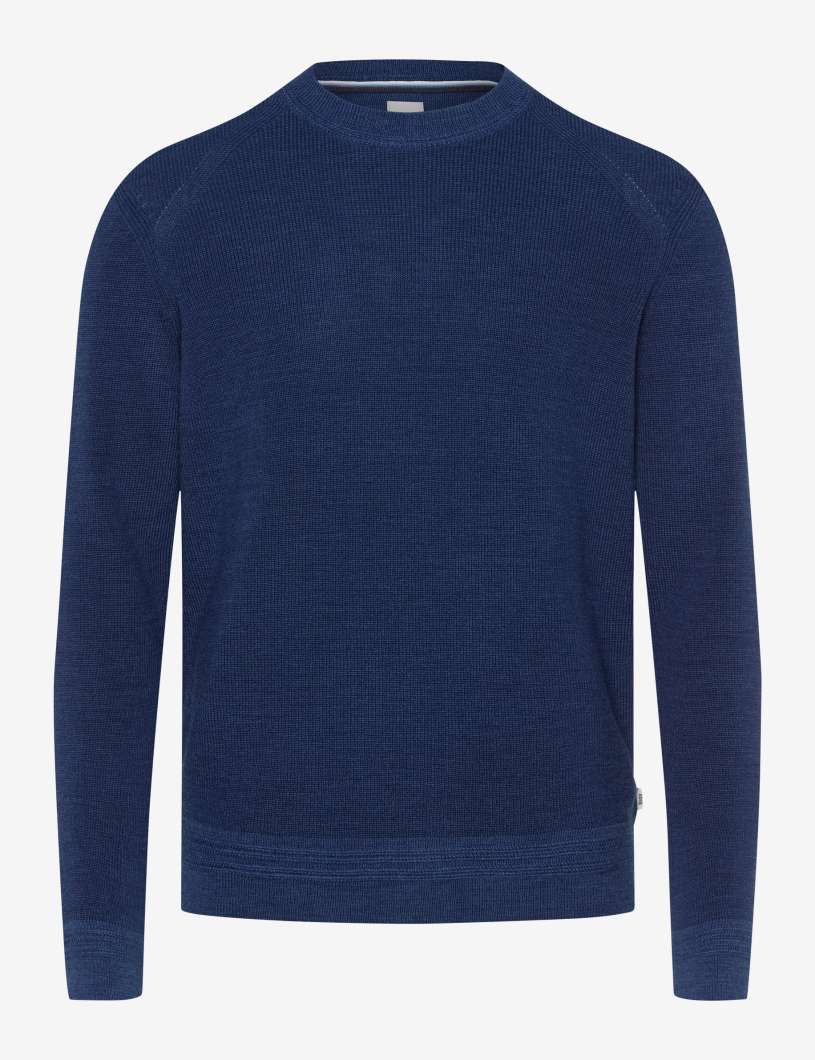 Feel Good Sportive: Knitted Sweater in a Cotton Mix