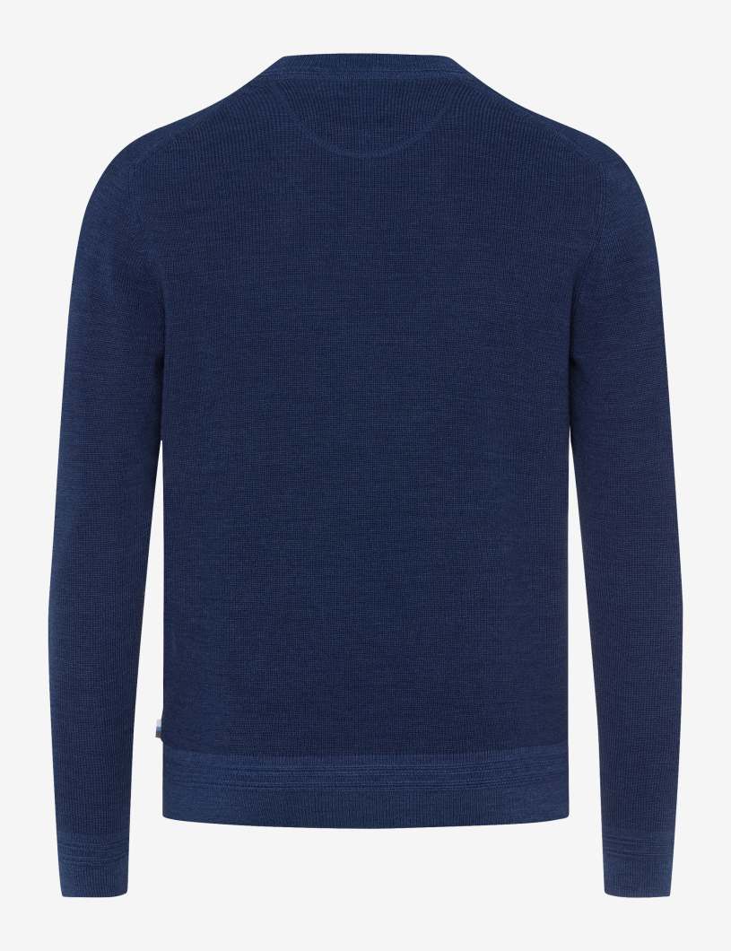 Feel Good Sportive: Knitted Sweater in a Cotton Mix
