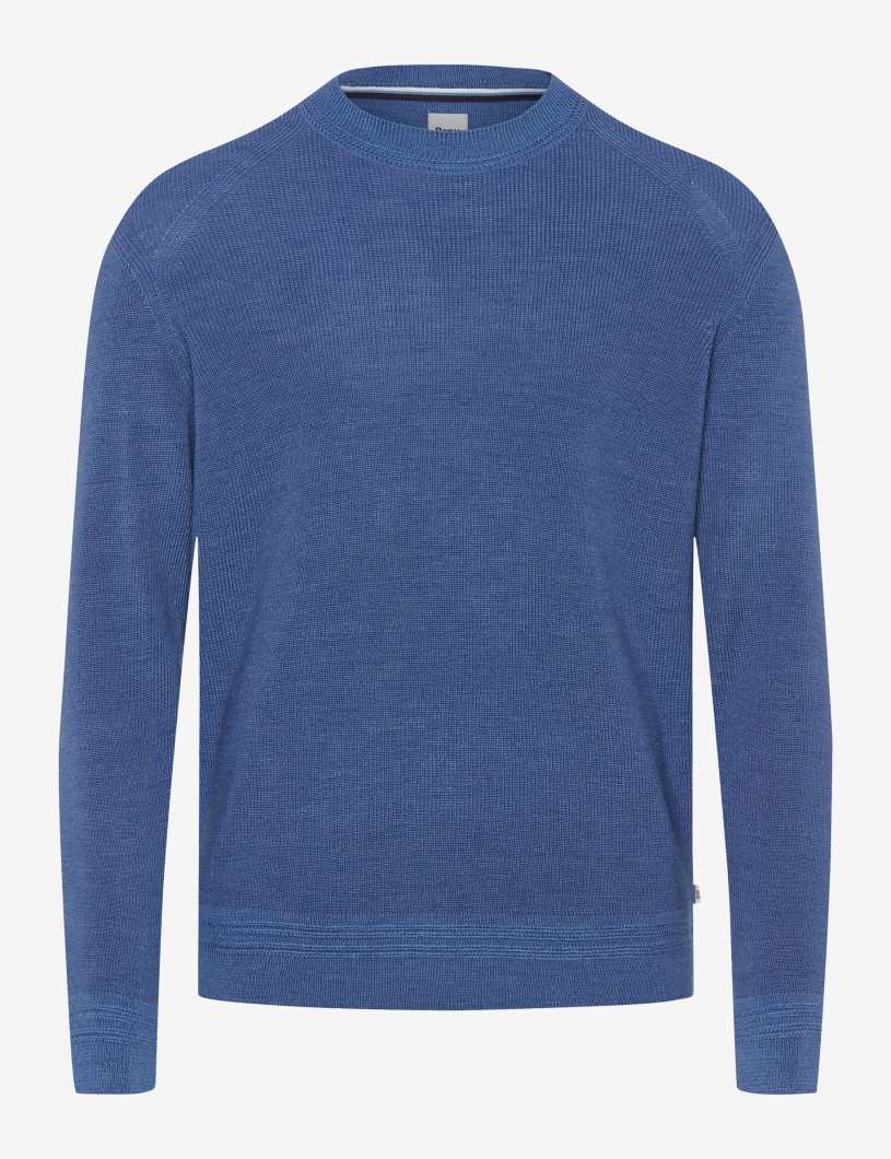 Feel Good Sportive: Knitted Sweater in a Cotton Mix