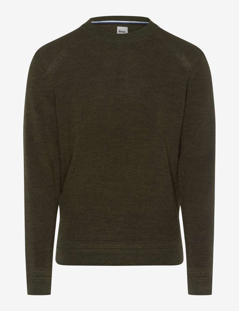 Feel Good Sportive: Knitted Sweater in a Cotton Mix
