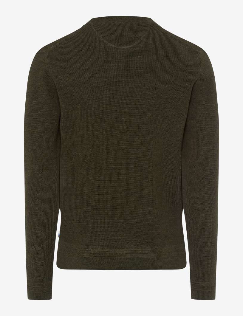 Feel Good Sportive: Knitted Sweater in a Cotton Mix