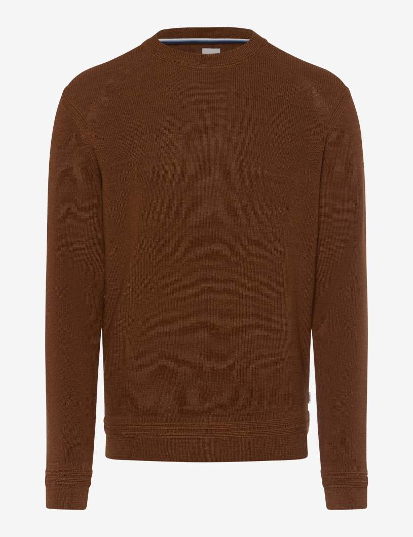 Feel Good Sportive: Knitted Sweater in a Cotton Mix