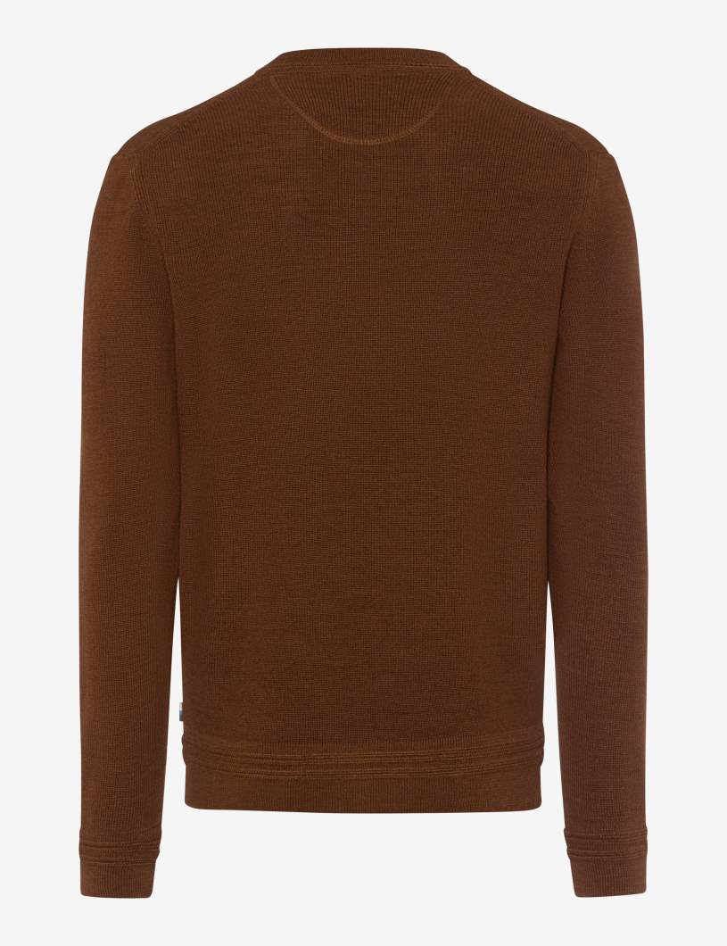 Feel Good Sportive: Knitted Sweater in a Cotton Mix