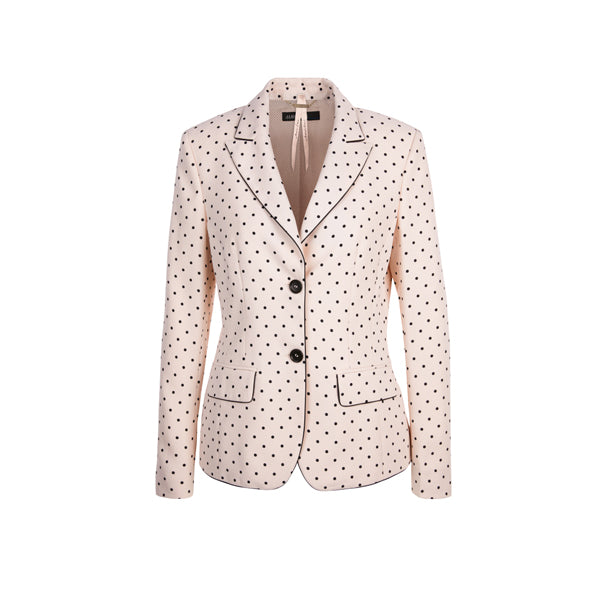 Blazer with dot print