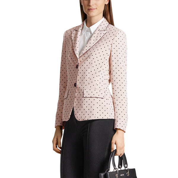 Blazer with dot print