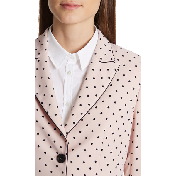 Blazer with dot print