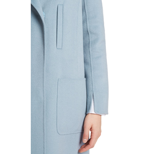 Long coat in wool and cashmere