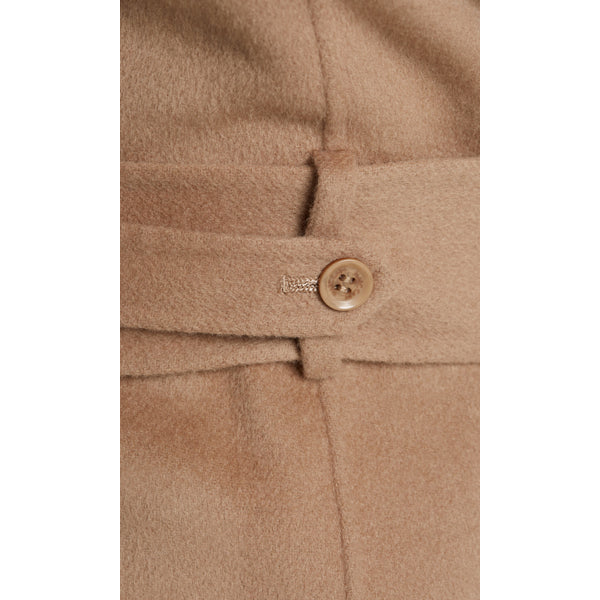 Long coat in wool and cashmere
