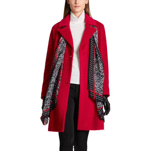 Luxury soft coat with alpaca wool