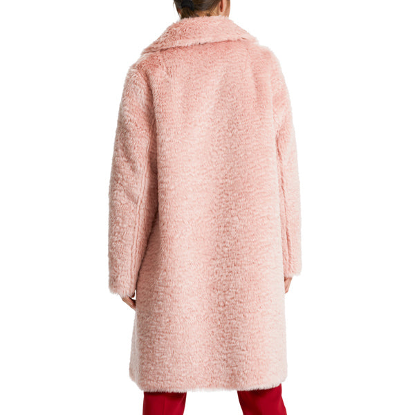 Reversible coat with lapel collar