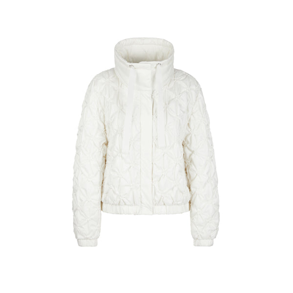 Padded jacket with flowers