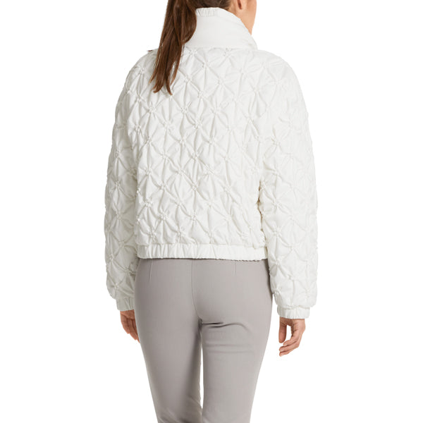 Padded jacket with flowers