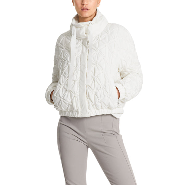 Padded jacket with flowers