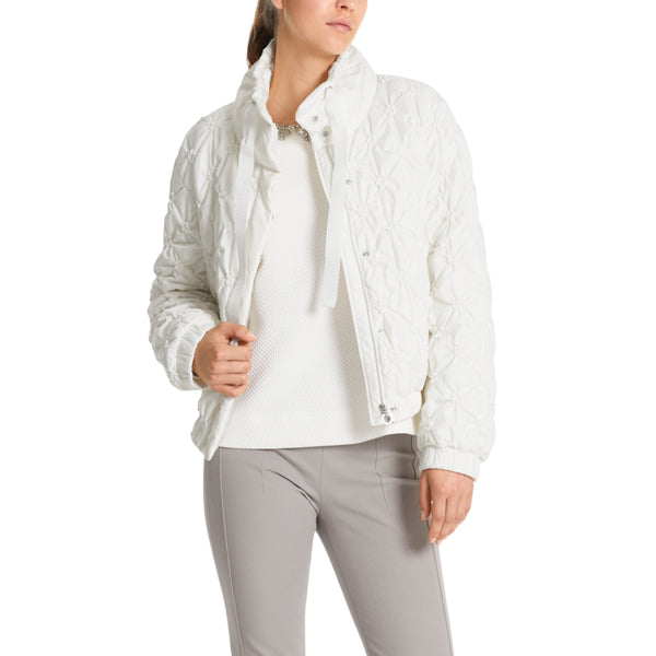 Padded jacket with flowers