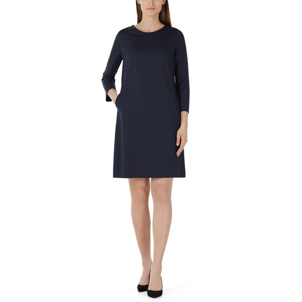 Jersey dress with studs
