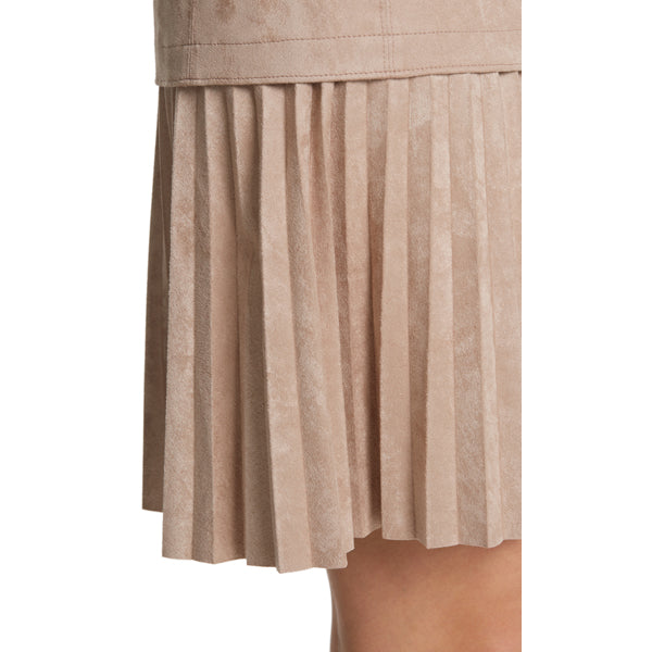 Dress with piano pleats