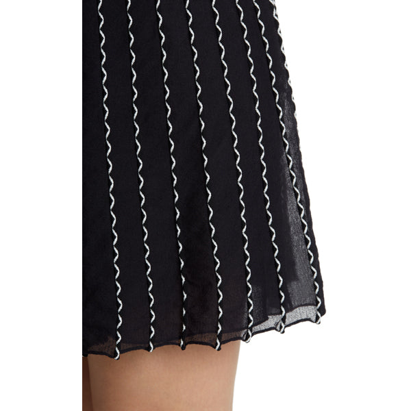 Two-piece knitted dress