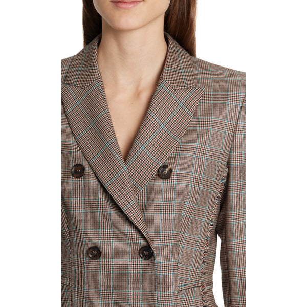 Glen plaid blazer