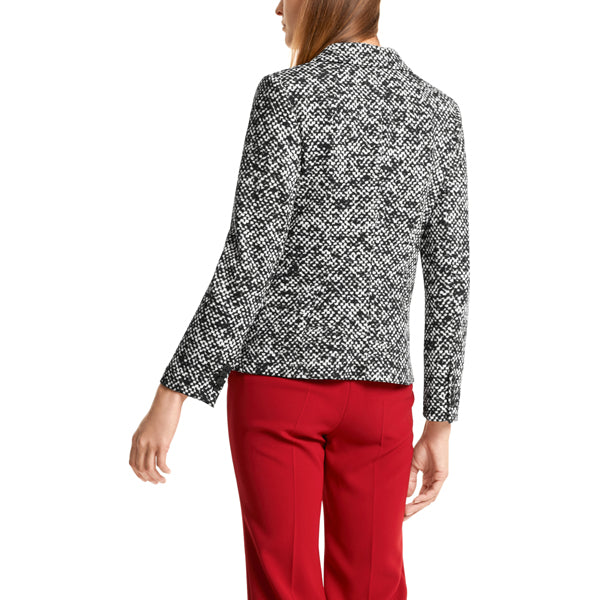 Blazer with tweed print