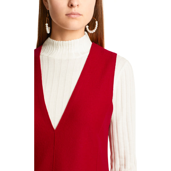 Ribbed knit sweater