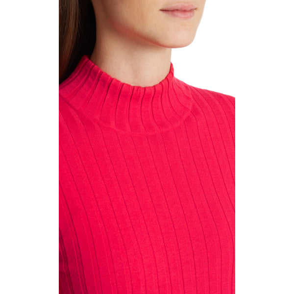 Ribbed knit sweater