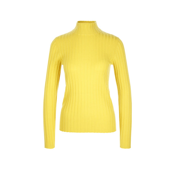 Ribbed knit sweater